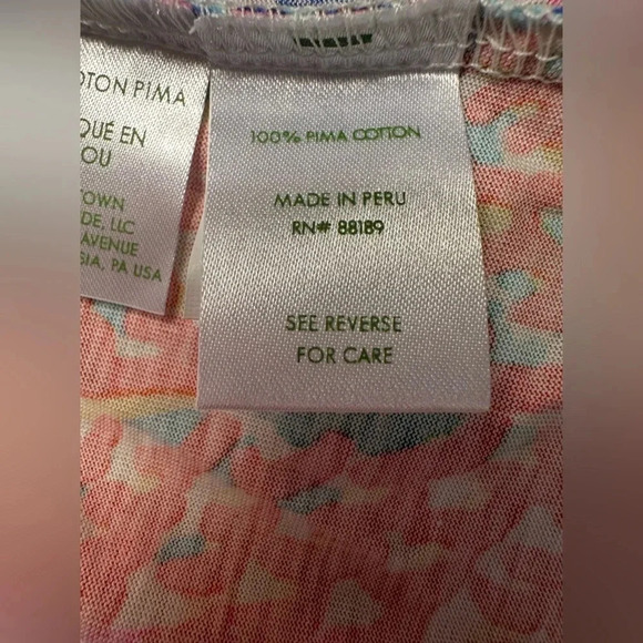 Lilly Pulitzer elastic waist knee length floral multicolored skirt - Picture 3 of 6